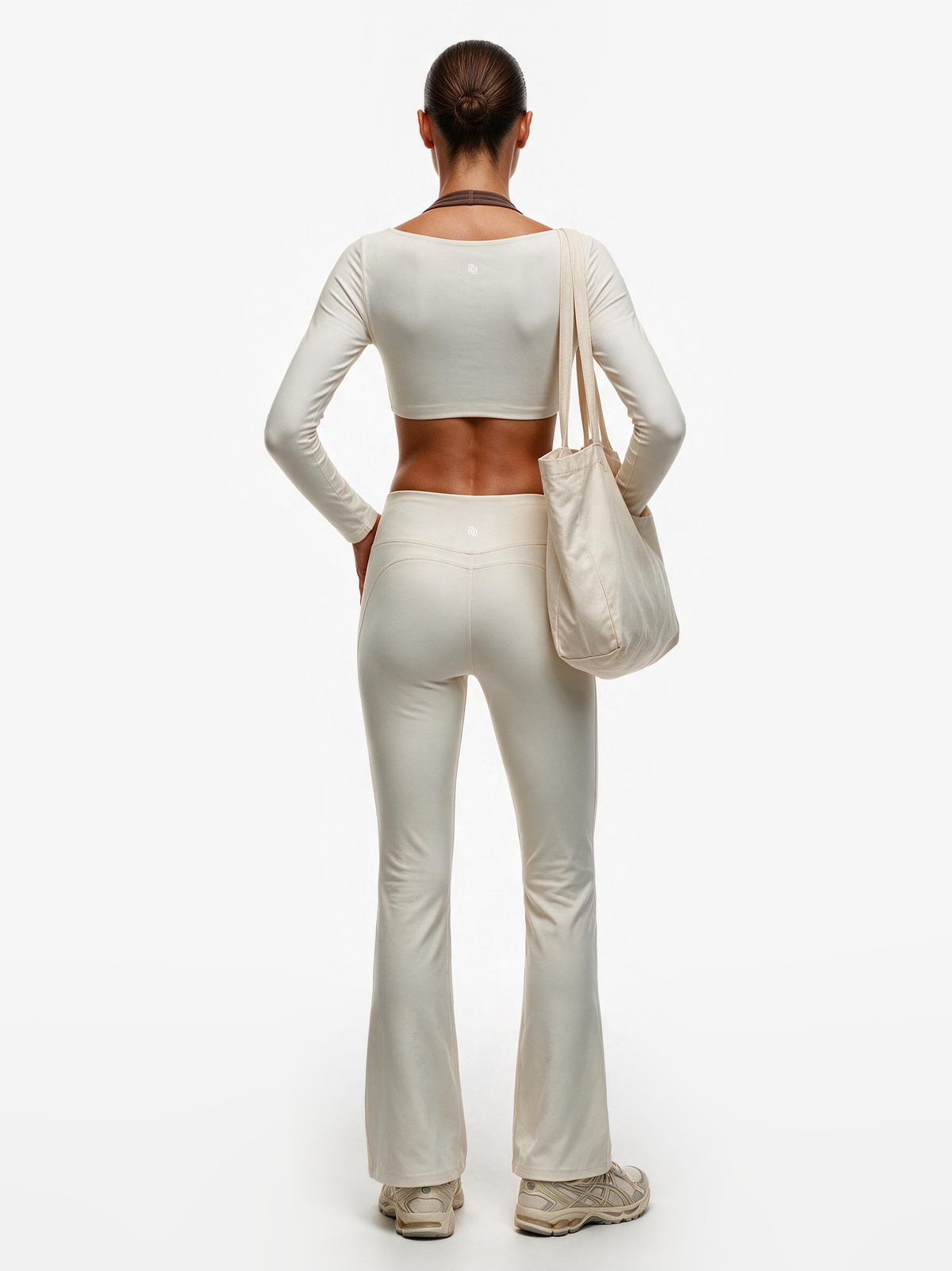 Second Skin Studio High-Waisted Bootcut Legging Ivory