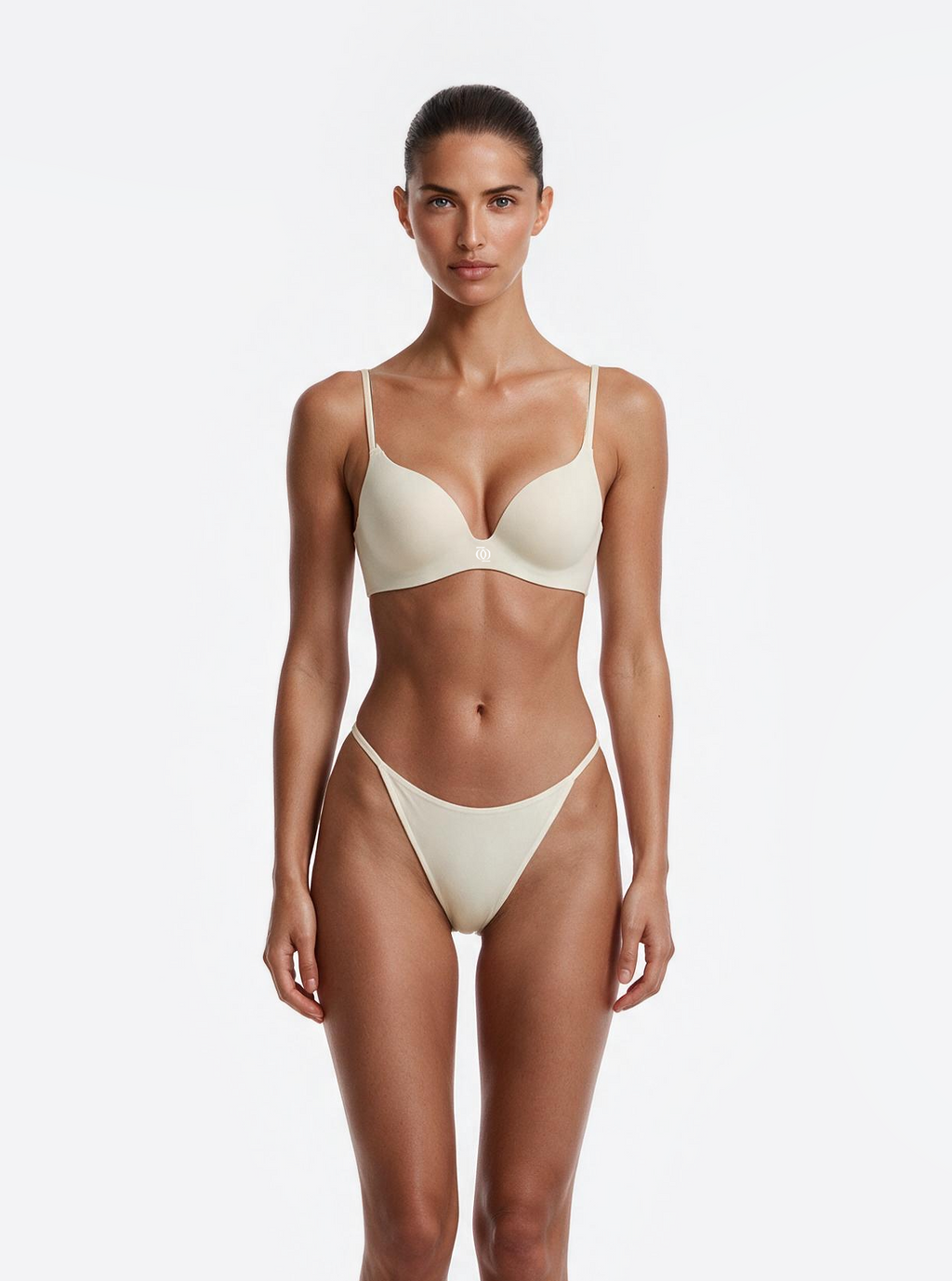 Second Skin Teardrop Push Up Bra Vanilla
