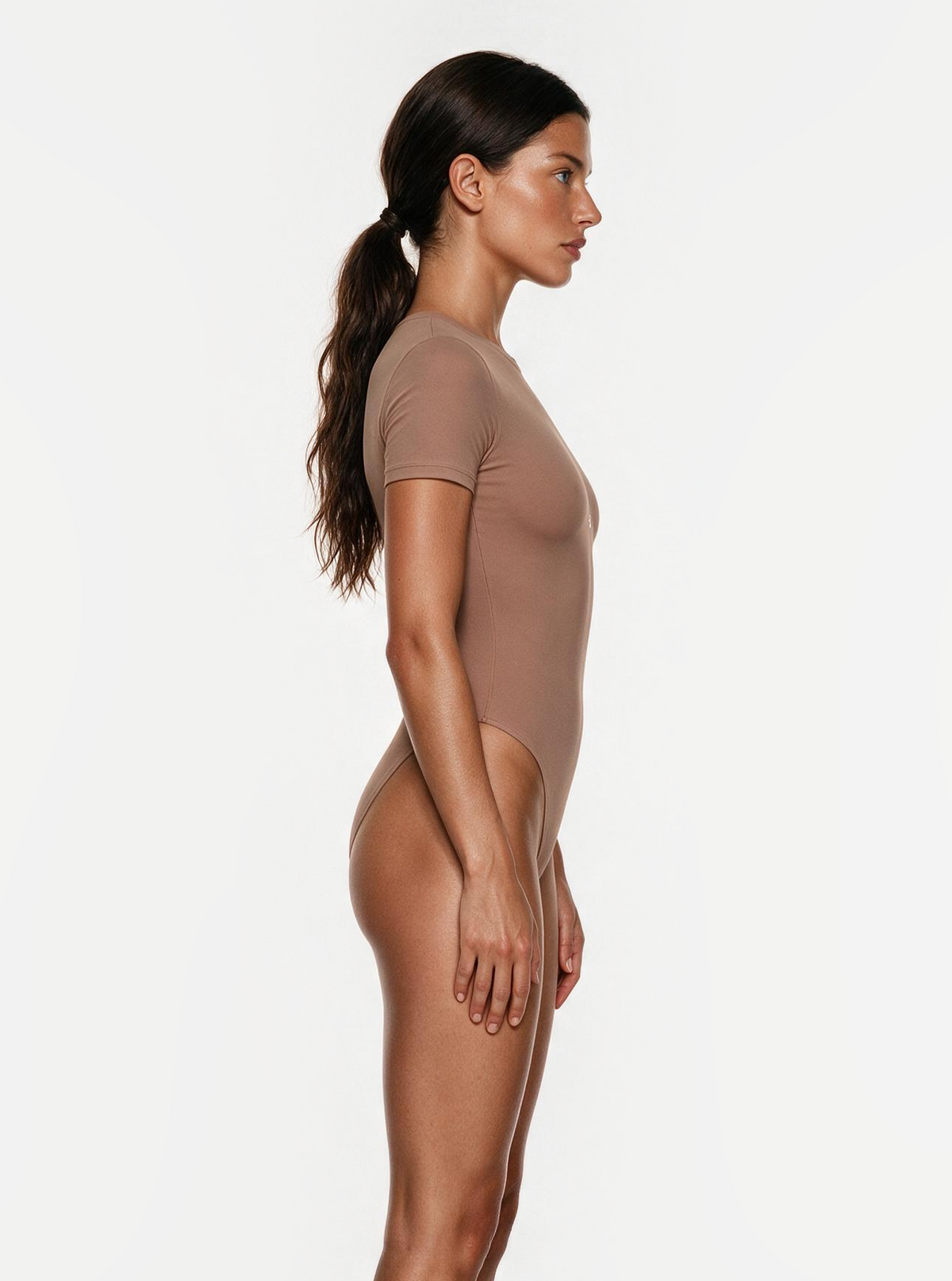 Second Skin T-Shirt Bodysuit Nude